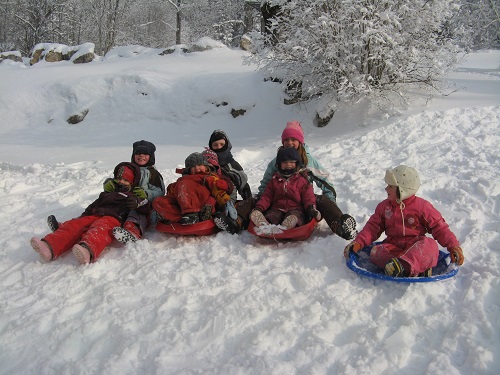 classe-saison-hiver-neige-luge